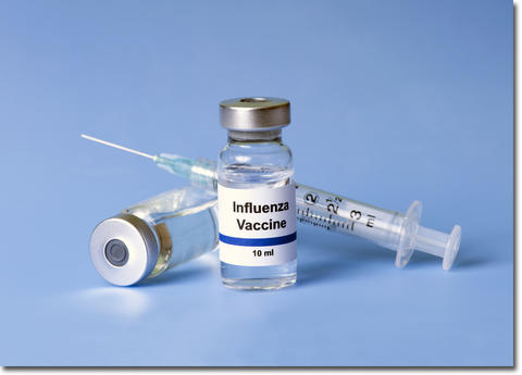 インフルエンザワクチンに感染防御力はない
