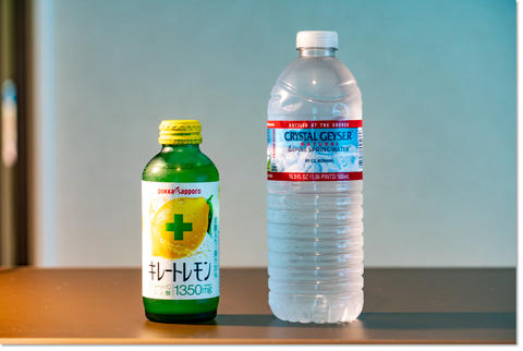 施術と飲水